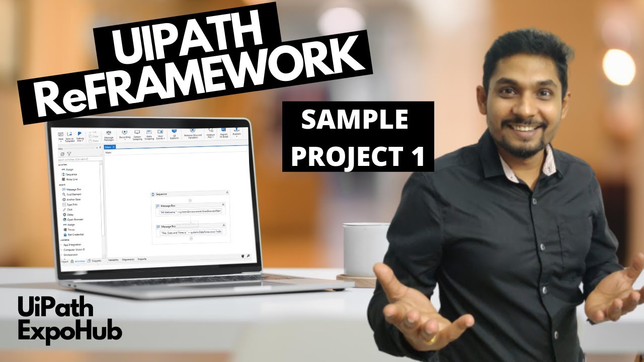 UiPath Tutorial | RE Framework Uipath Sample Project (2020 Chapter 5)
