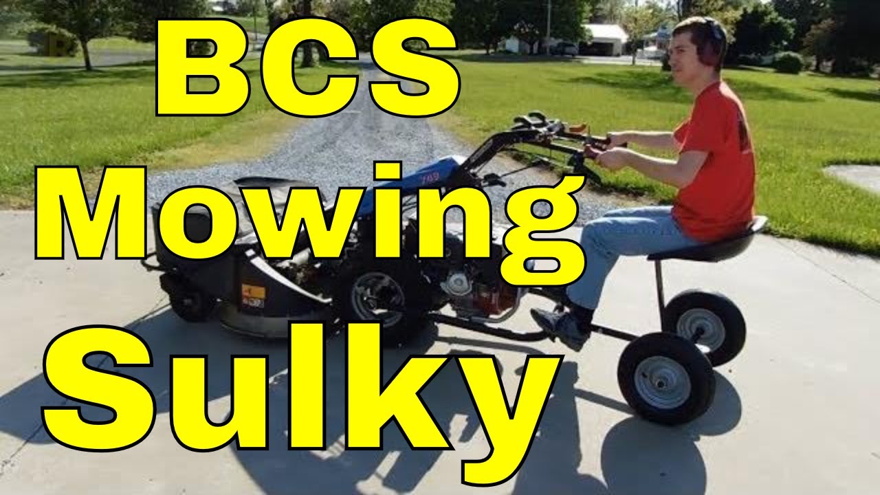 Сборка и обзор насадки BCS Mowing Sulky - BCS 749
