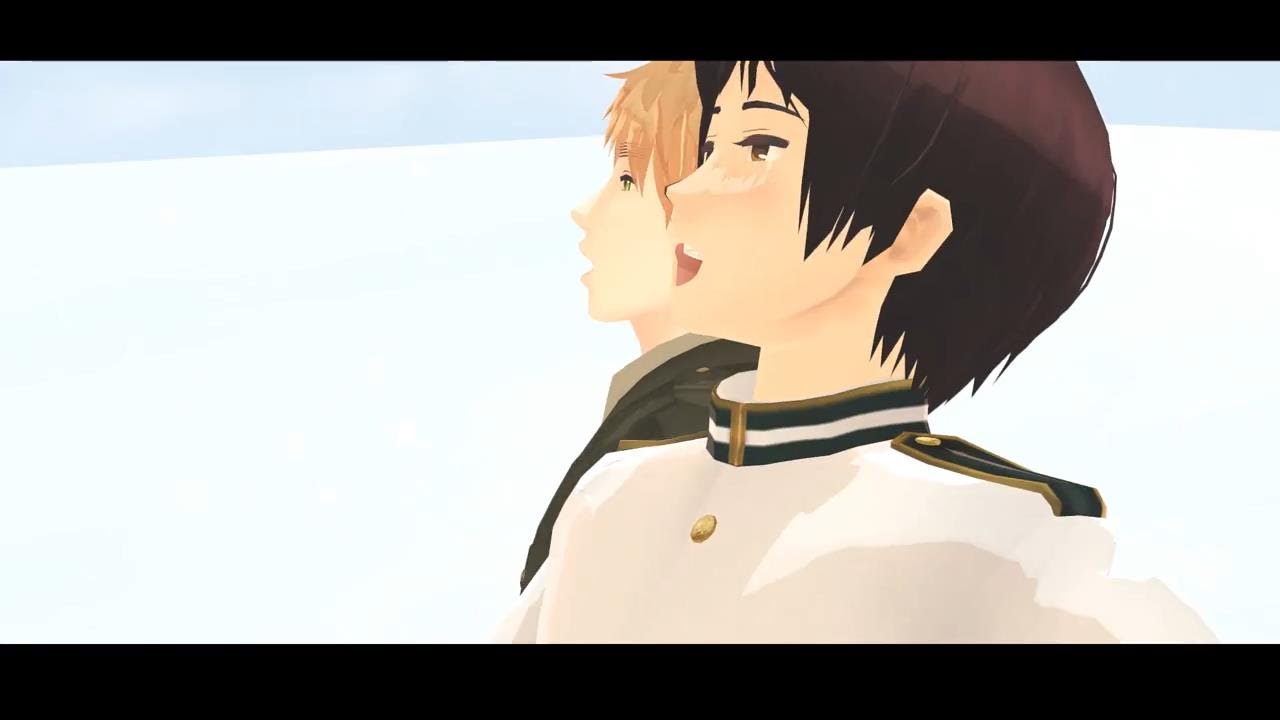 【APH/Hetalia MMD】Melody Line【UK & Japan】MultiSub