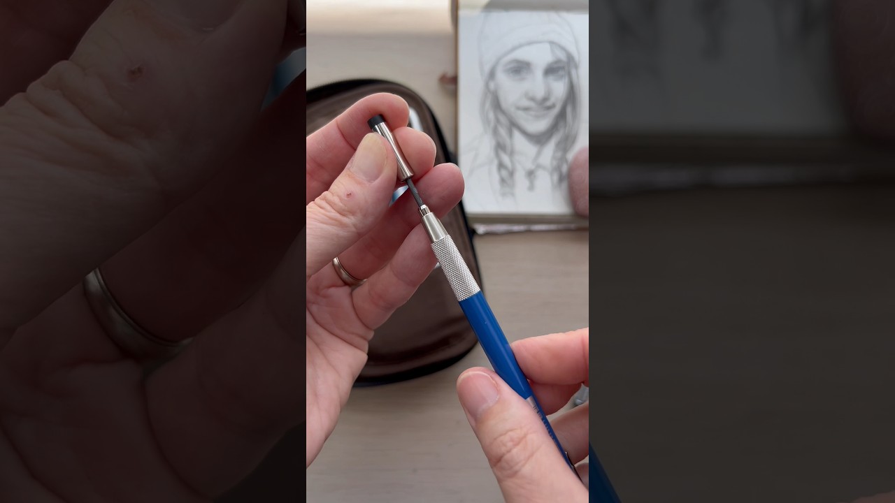Знаете ли вы, что у них есть встроенная точилка? #drawing #staedtler