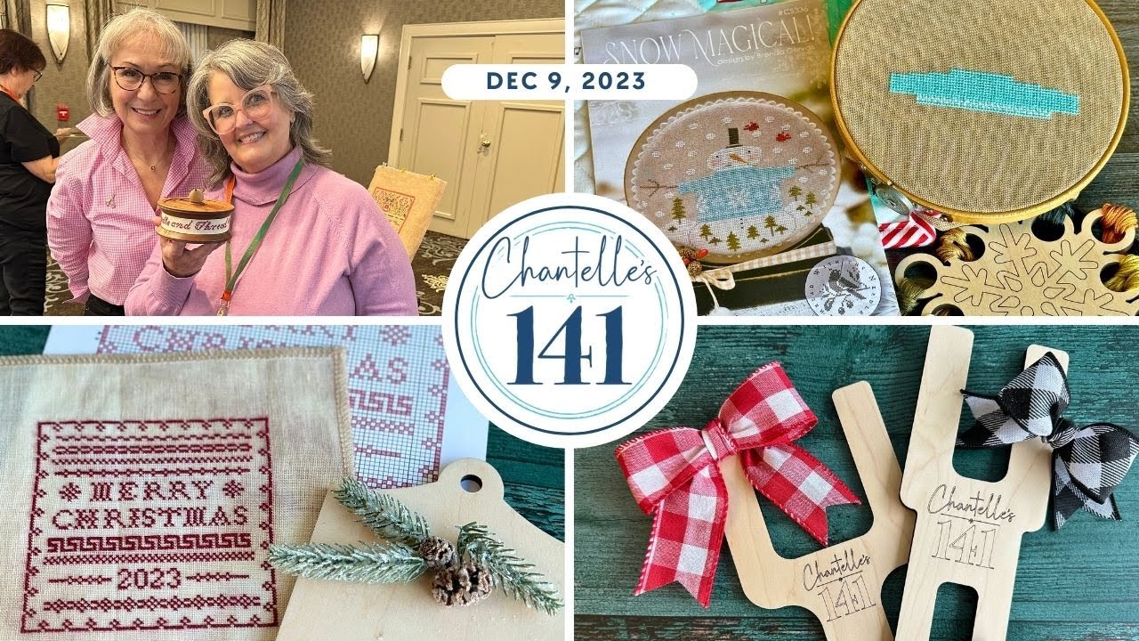 Flosstube With Chantelle: Cross-stitch Update From 141 Design Company! December 9 2023