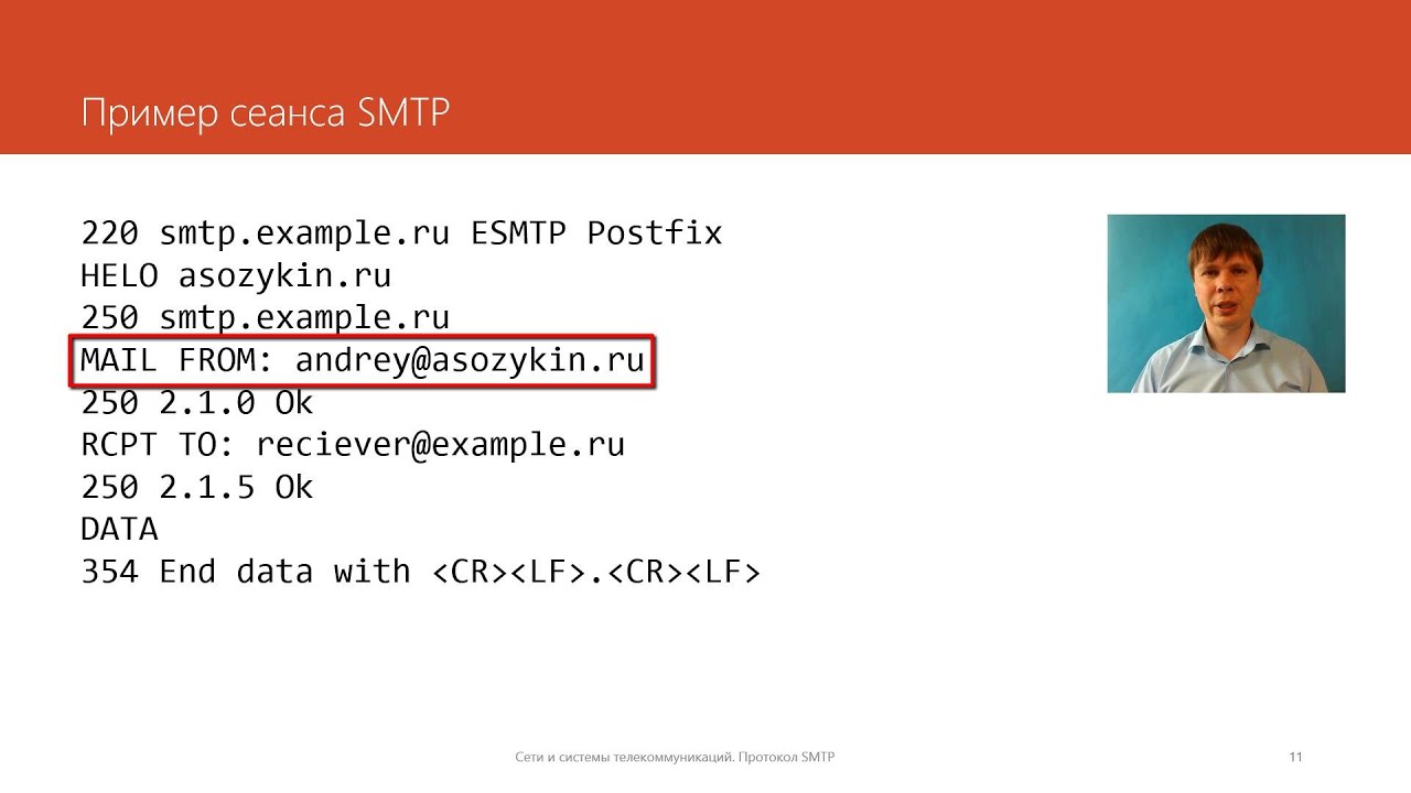 Протокол SMTP | Курс 