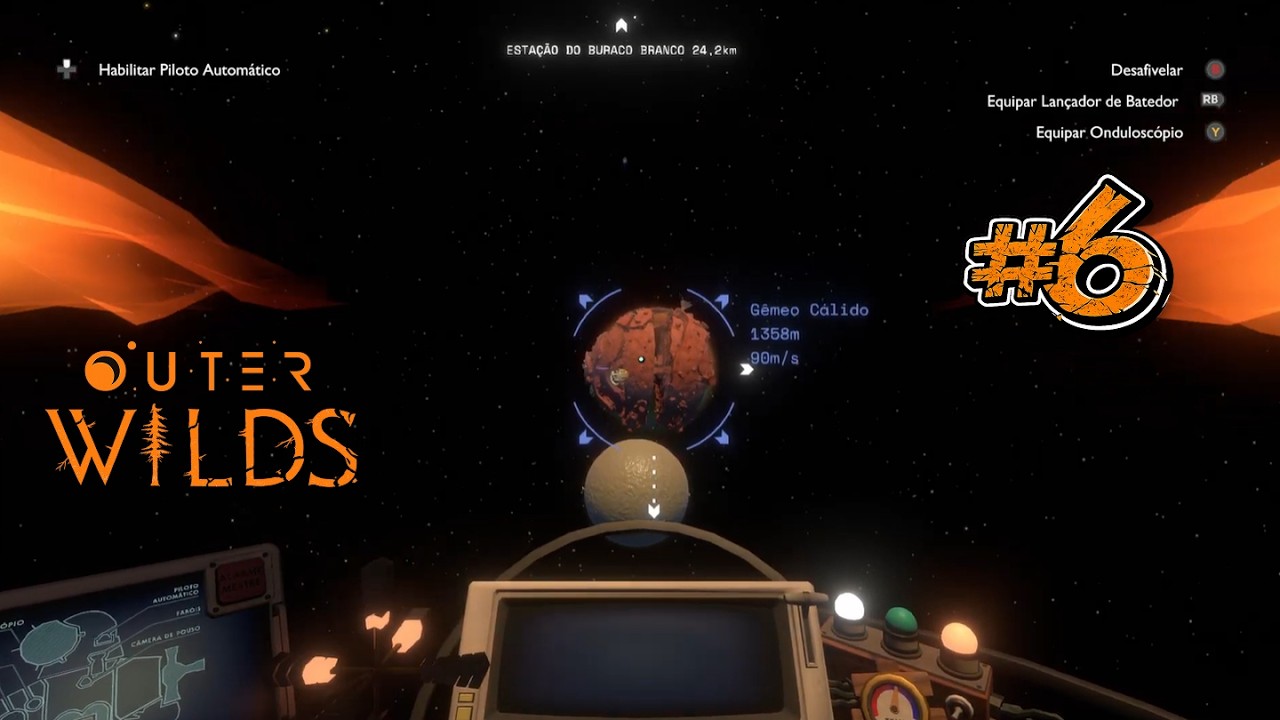 Outer Wilds - #6 - Perdido e explorando cavernas Gêmeo Cálido