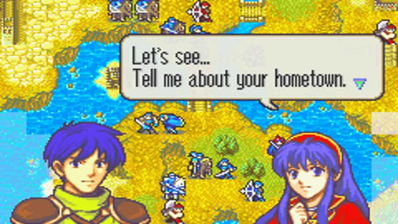Fire Emblem The Sword of Seals: Lilina and Oujay Support Conversations