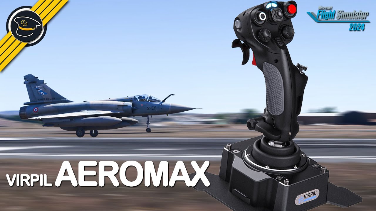 Распаковка и обзор джойстика Virpil CDT-AEROMAX – Flight Simulator 2024