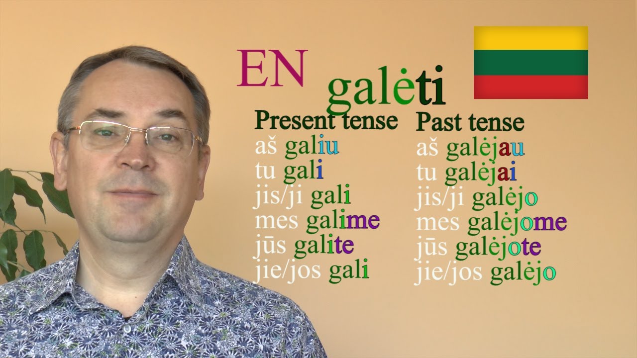LITHUANIAN LESSON 155 - CAN, TO BE ABLE - Galėti