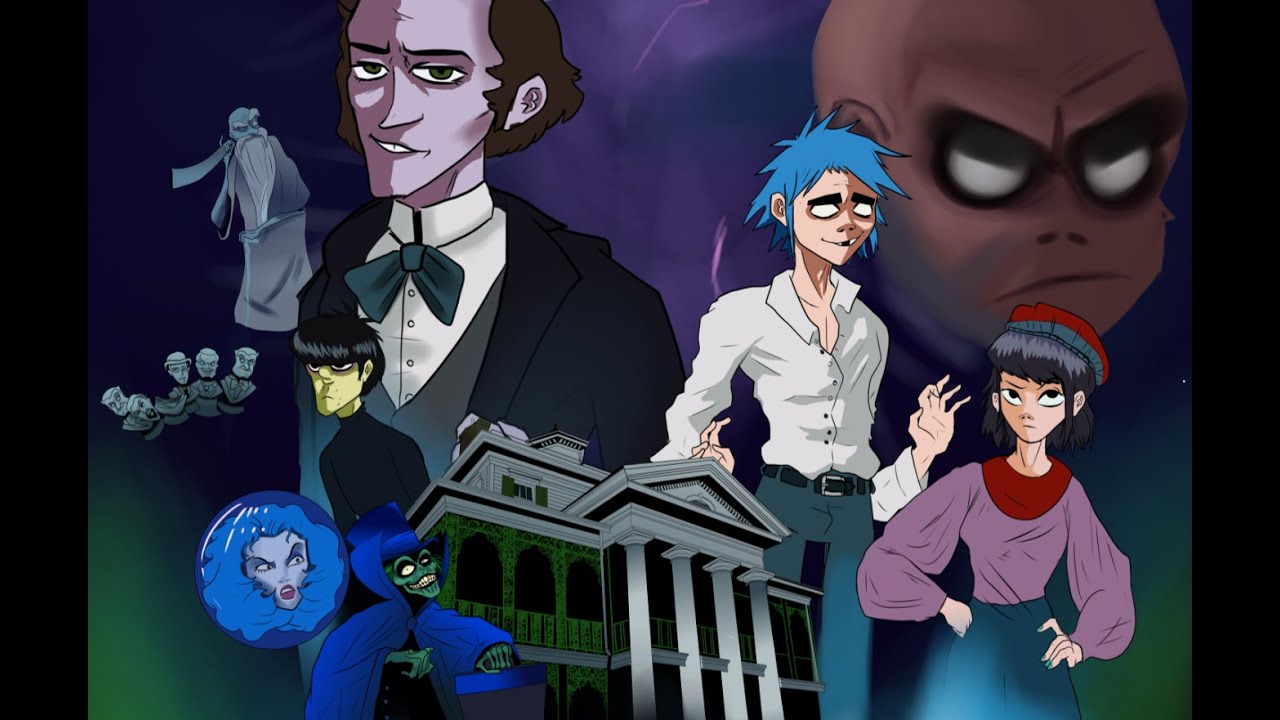 GORILLAZ X Haunted Mansion: Spirit Mansion / (Full Movie) / Use headphones 🎧