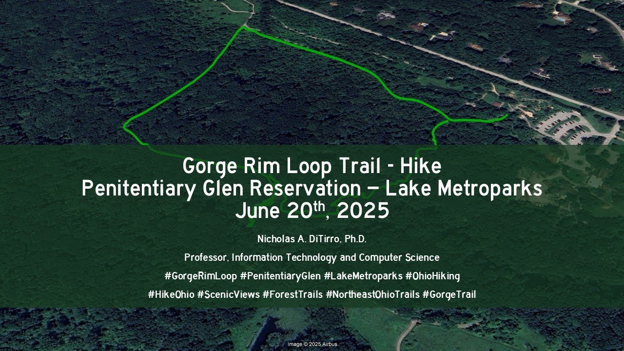 Hiking the Gorge Rim Loop Trail | Penitentiary Glen – Stunning Views in Lake Metroparks - 062025F