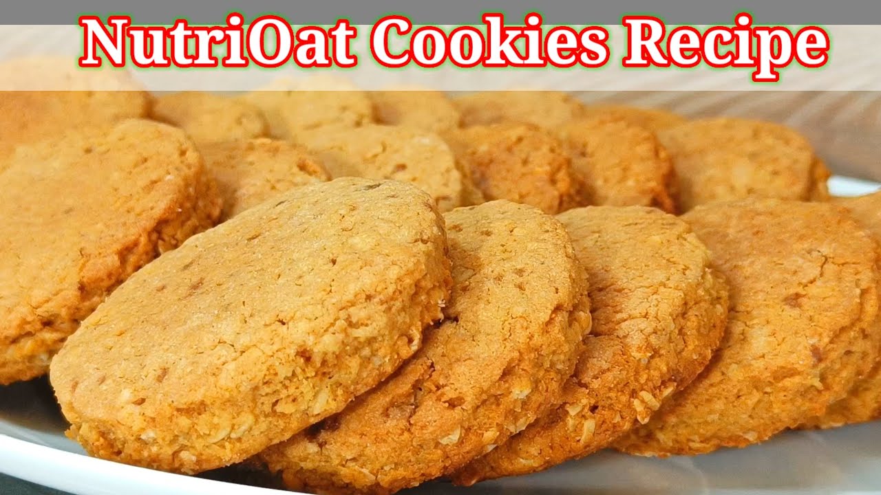 NutriOat Cookies Recipe | Healthy cookies recipe | Bakery biscuits recipe