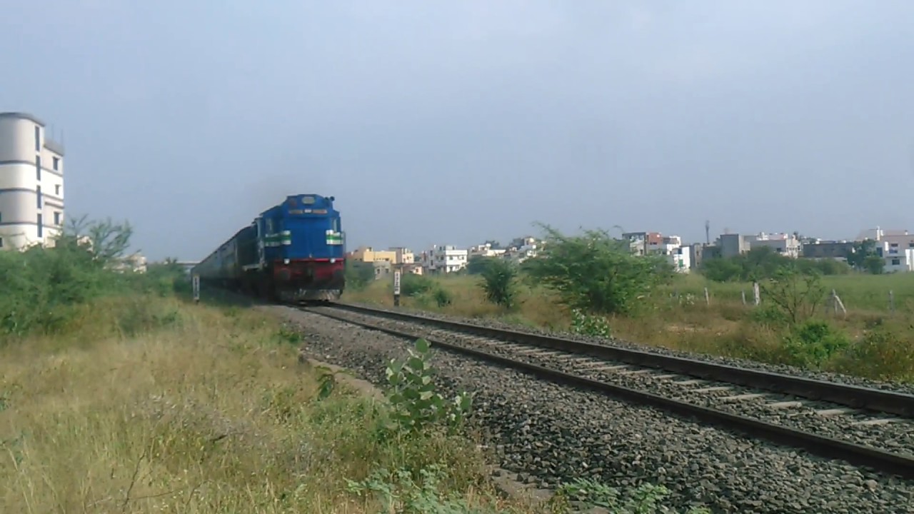 Hyderabad purna(57547) passenger accelerating furiously
