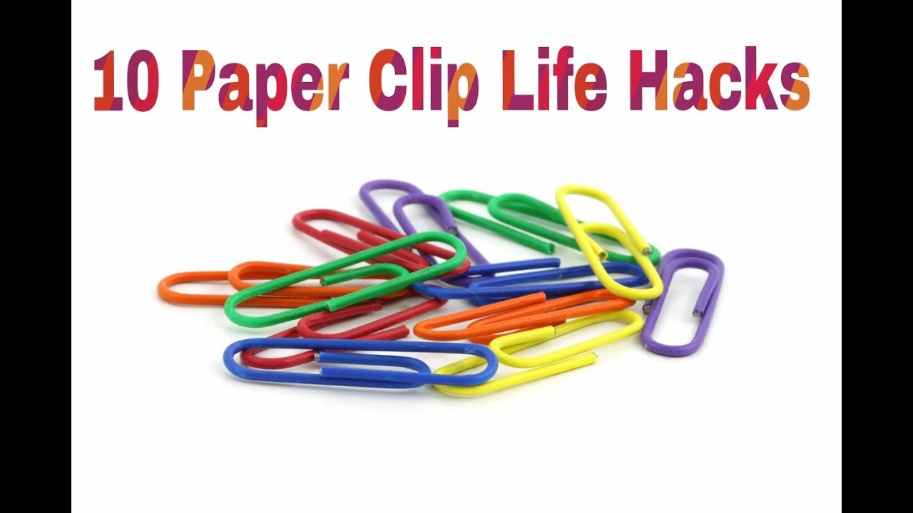 10 Paper Clip Life Hacks