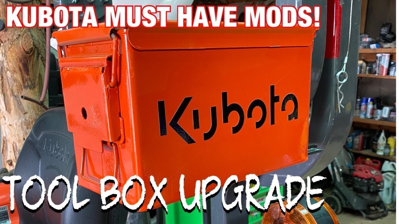 Kubota L-Series Tractor MUST HAVE MODS!! [ToolBox] [HOW TO] [EPISODE #3]