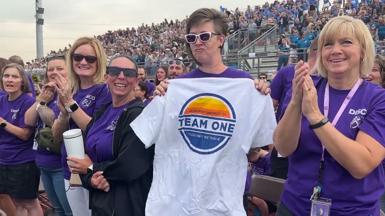 Academy District 20 welcomes backs teachers at the 2025-26 Back-to-School Rally