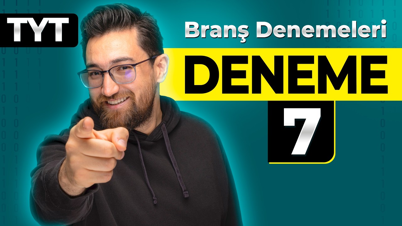 TYT Matematik 10’lu Branş Denemesi | 7.Deneme Çözümleri