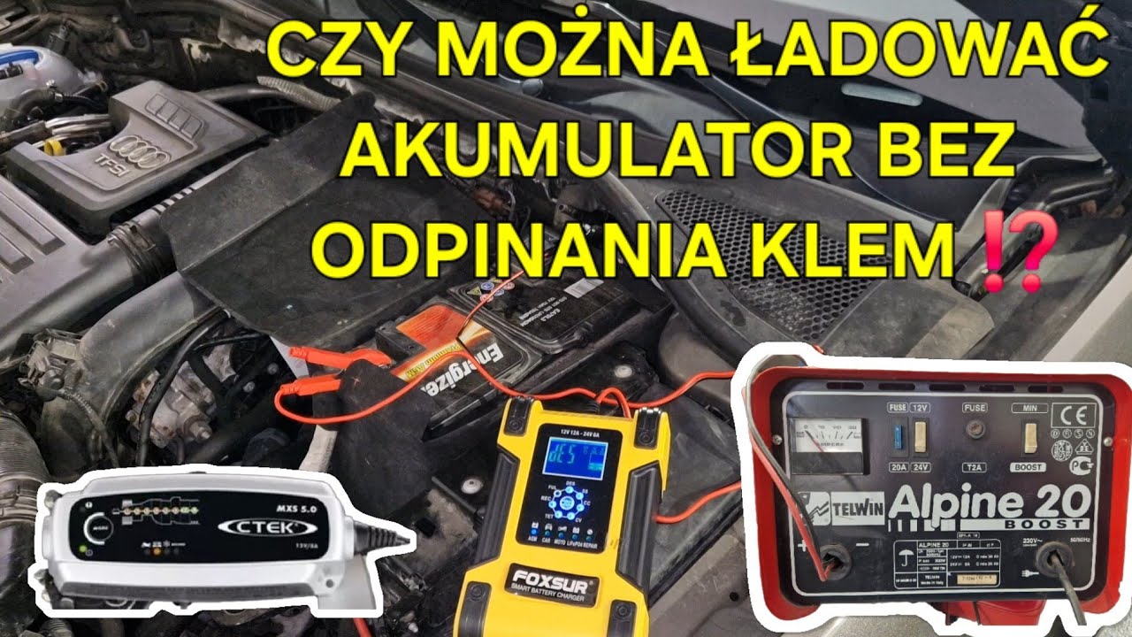 ⚠️ CZY MOŻNA ŁADOWAĆ AKUMULATOR BEZ ODPINANIA KLEM ⁉️