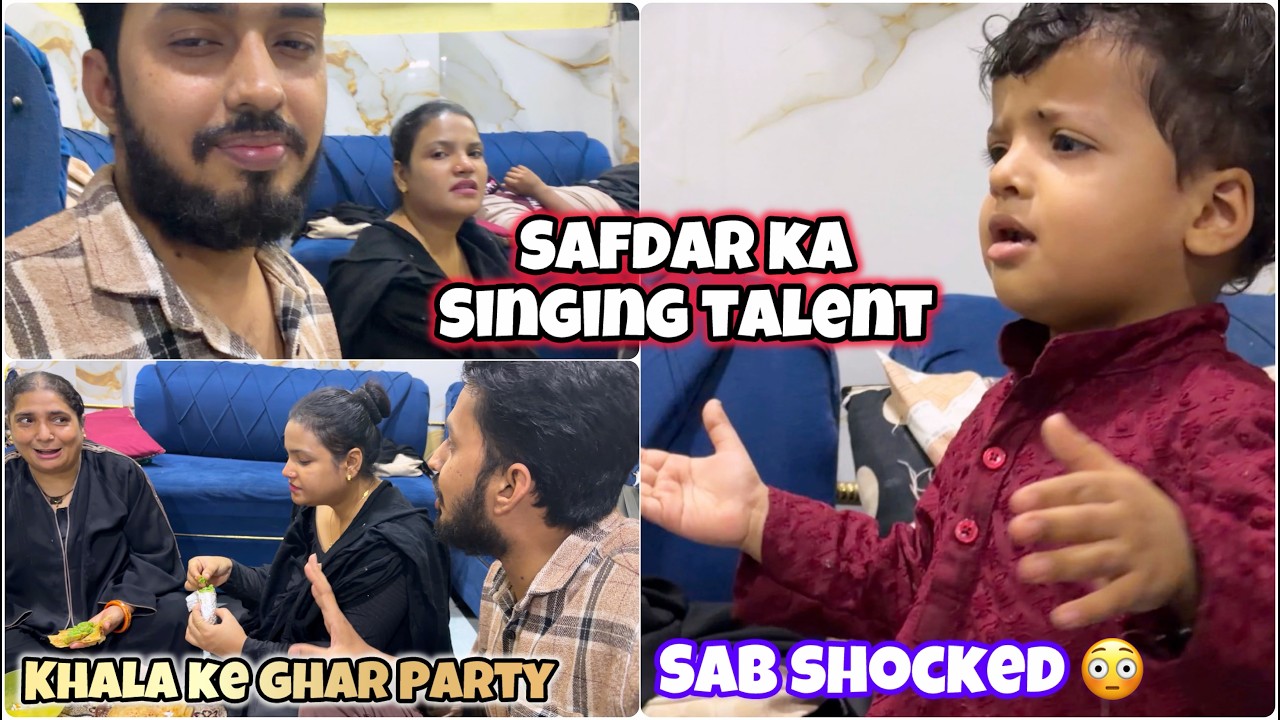 Hamare Baby Ne Sabko Shock Kar Diya! 😱Aawaara Angaara Song With Full Emotion🎤 Khala Ke Ghar Masti 🎉