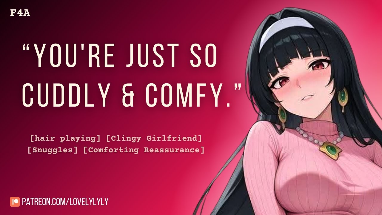 [ASMR] Clingy Girlfriend Gives You Cuddles & Kisses 💕 [Soft Spoken] [Hair Play] [Gentle Comfort]