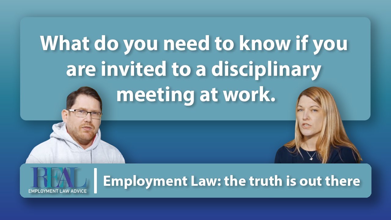 What do you need to know if you are invited to a disciplinary hearing? | Disciplinary at work