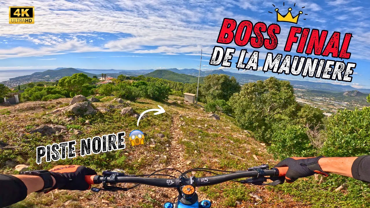 VTT J’ai tenté la piste noire de la Maunière… jusqu’où j’ai tenu ? Hyères, Enduro, Var.