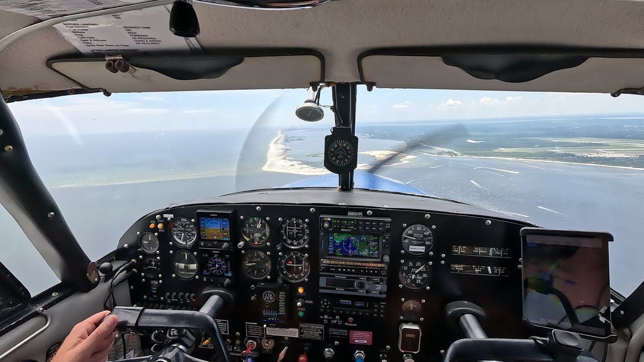 4th of July Scenic Flight Over NAS Pensacola, Fort Pickens & Fort McRee | Piper Comanche Adventure