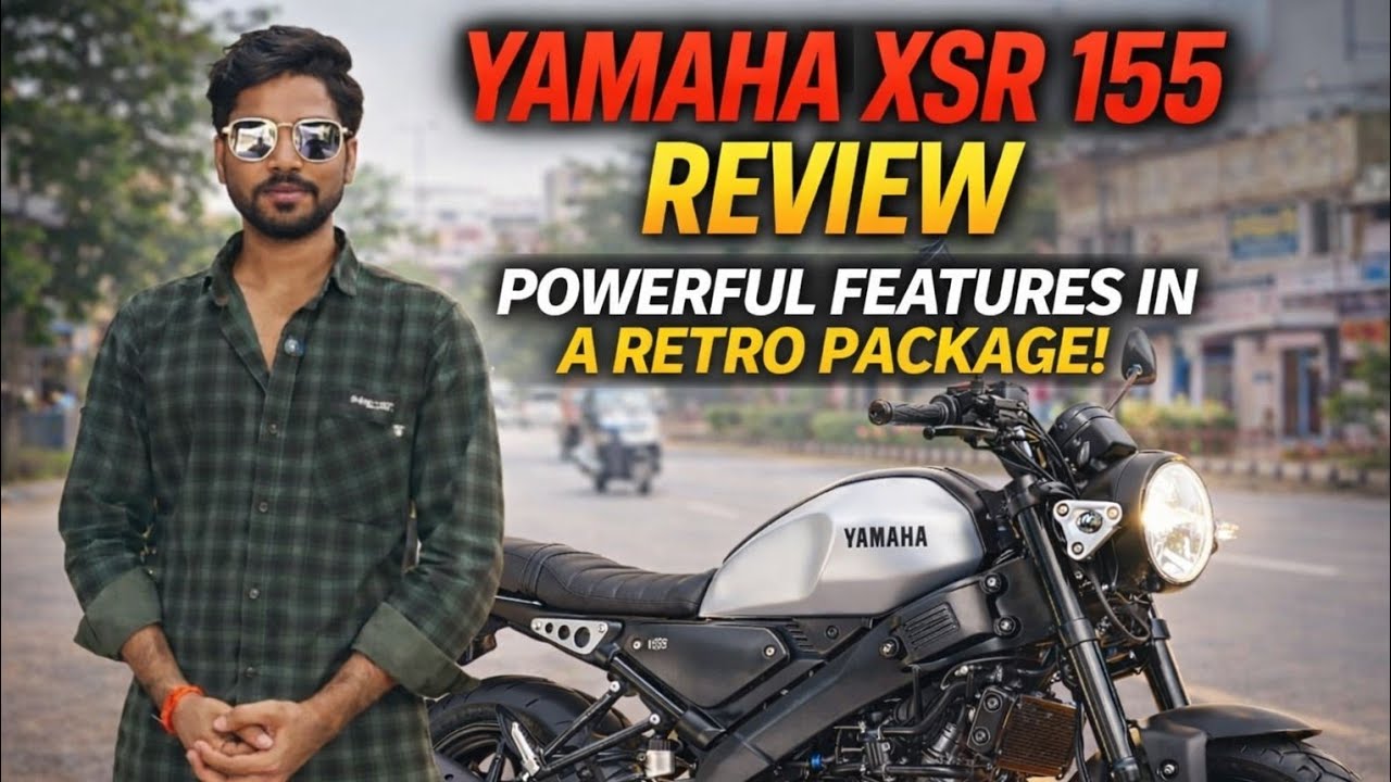Yamaha XSR 155 Full Review 🔥 Retro Look + R15 Engine? | Honest Review by Kunal Goswami