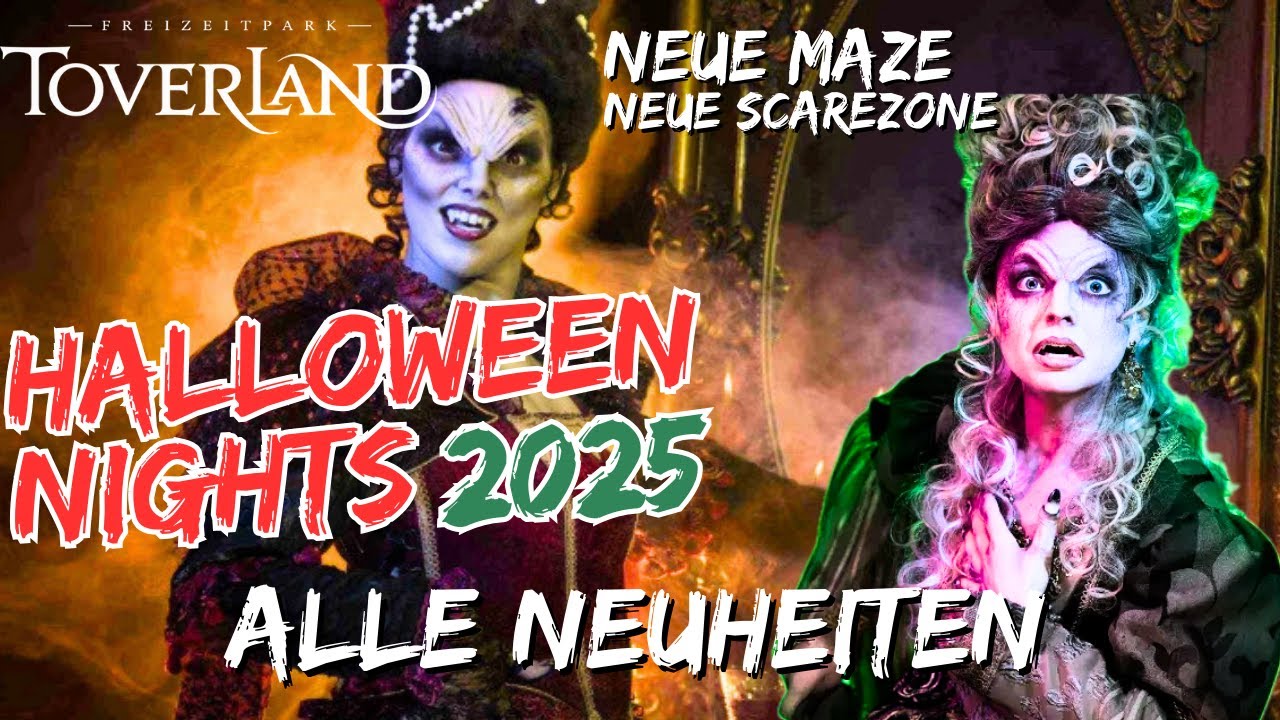 NEWS Toverland Halloween Nights 2025 NEUE Maze & Scare Zone
