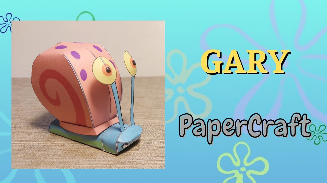 036 - Gary from SpongeBob SquarePants Papercraft 🙂