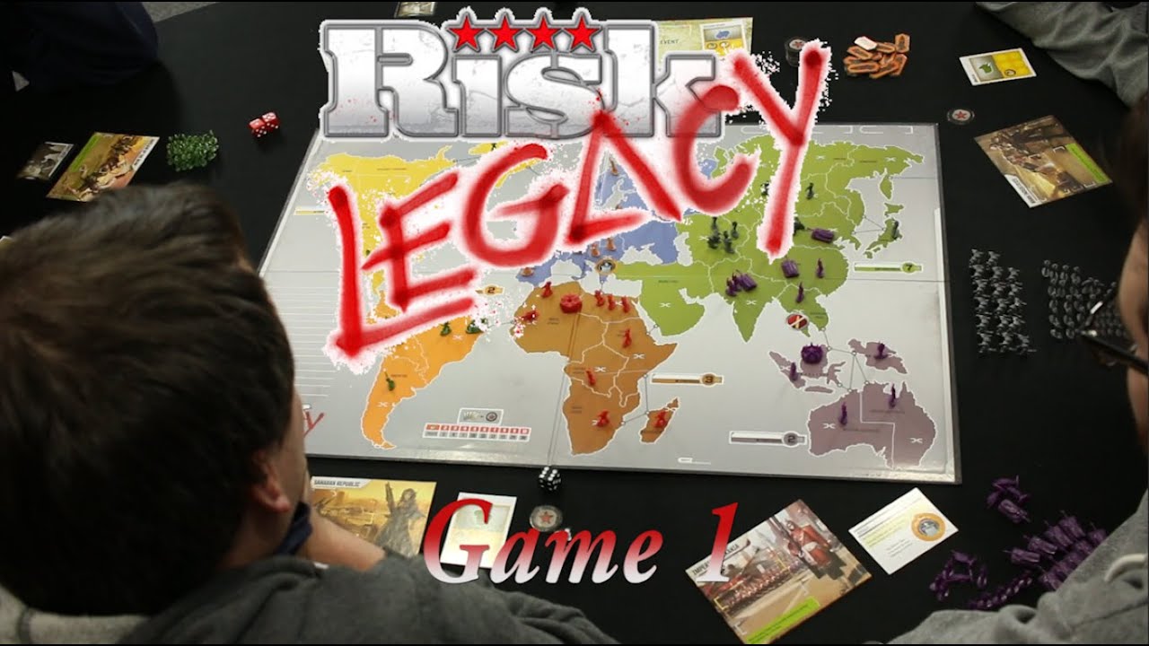 Risk Legacy  - Full Campaign - Game 1