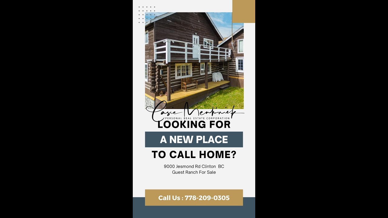 Guest Ranch for Sale on 160 Acres -  9000 Jesmond Road #shorts