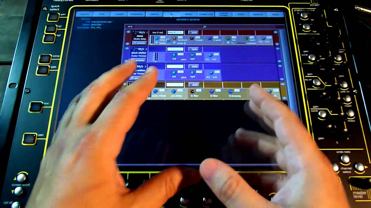 DiGiCo - SD11 - SD9 - Control de parametros con encoders - En Español