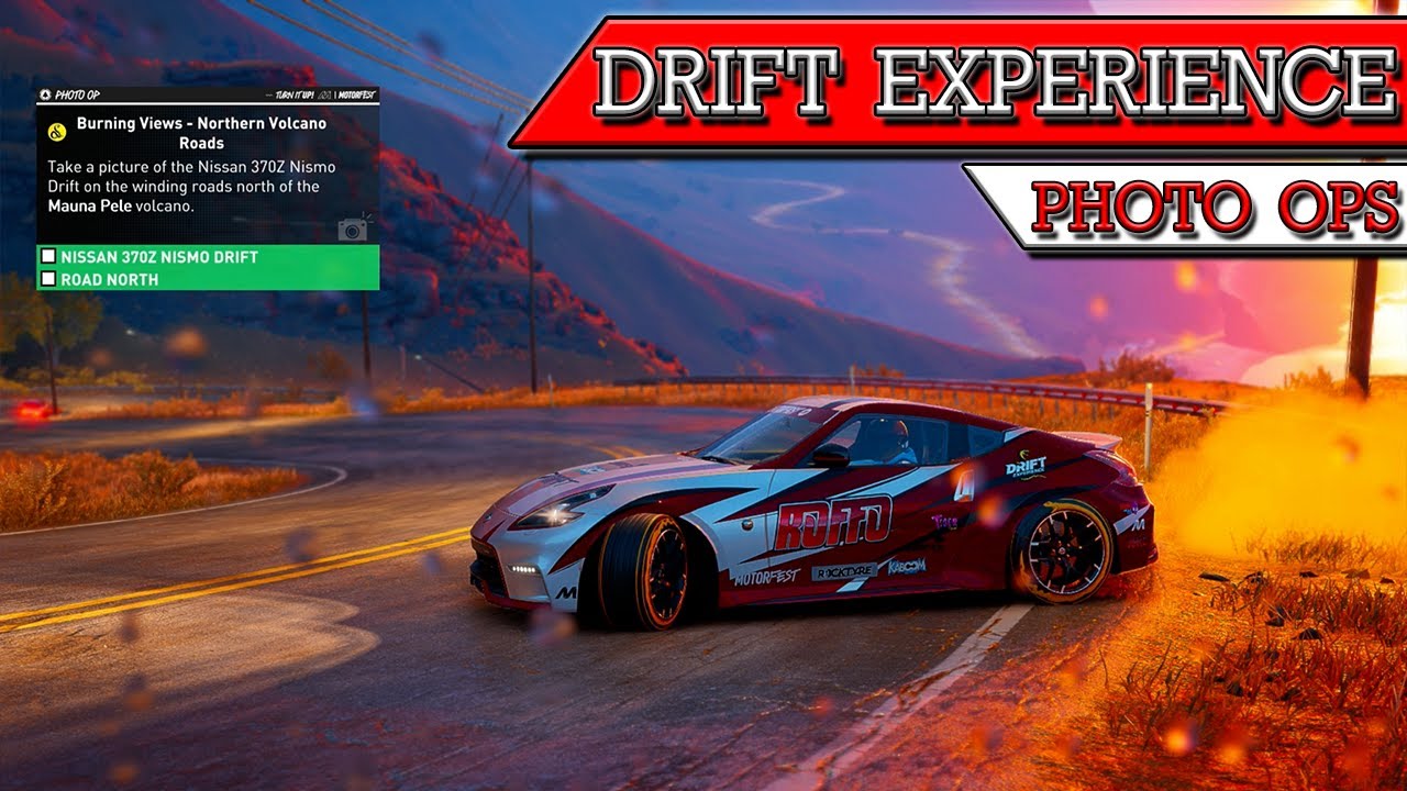 All Drift Experience Photo Ops | The Crew Motorfest Burning Views Photo Ops