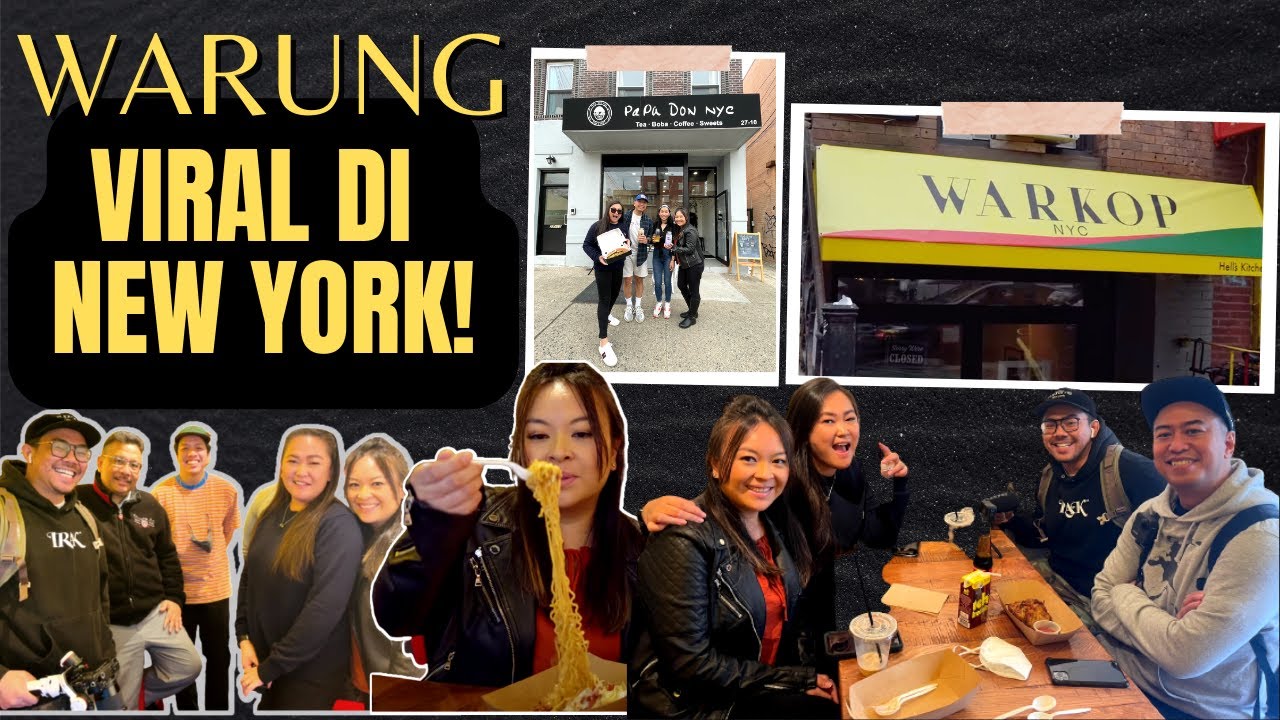 Cobain WARKOP NYC yang lagi VIRAL! || PAPA DON the only WARUNG Martabak di New York!