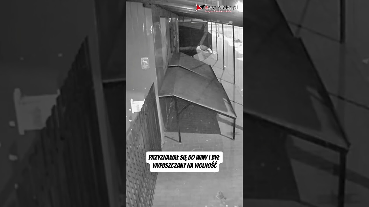 Recydywista z Ostrołęki kpi z prawa. Dlaczego Bartosz L. wciąż jest na wolności?