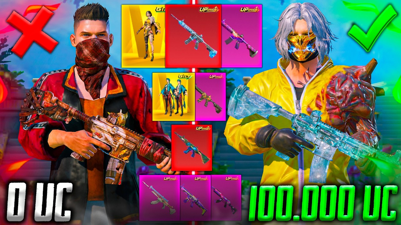 ОН ИГРАЕТ 8 ЛЕТ и Я ПРОКАЧАЛ АККАУНТ на 100.000 UC! M416 ЛЕДНИК и ШУТ! ПРОКАЧКА АККАУНТА ПУБГ МОБАЙЛ