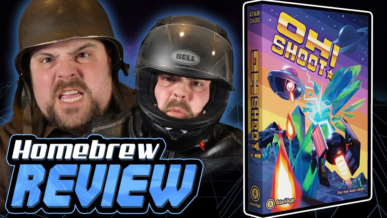 Oh Shoot! for Atari 2600 - Homebrew Game Review