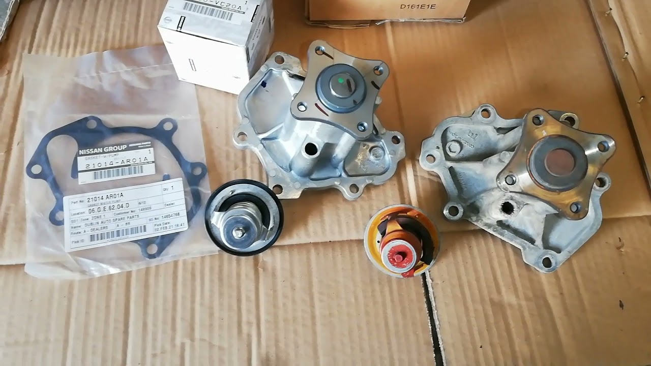How to install Nissan Patrol water pump