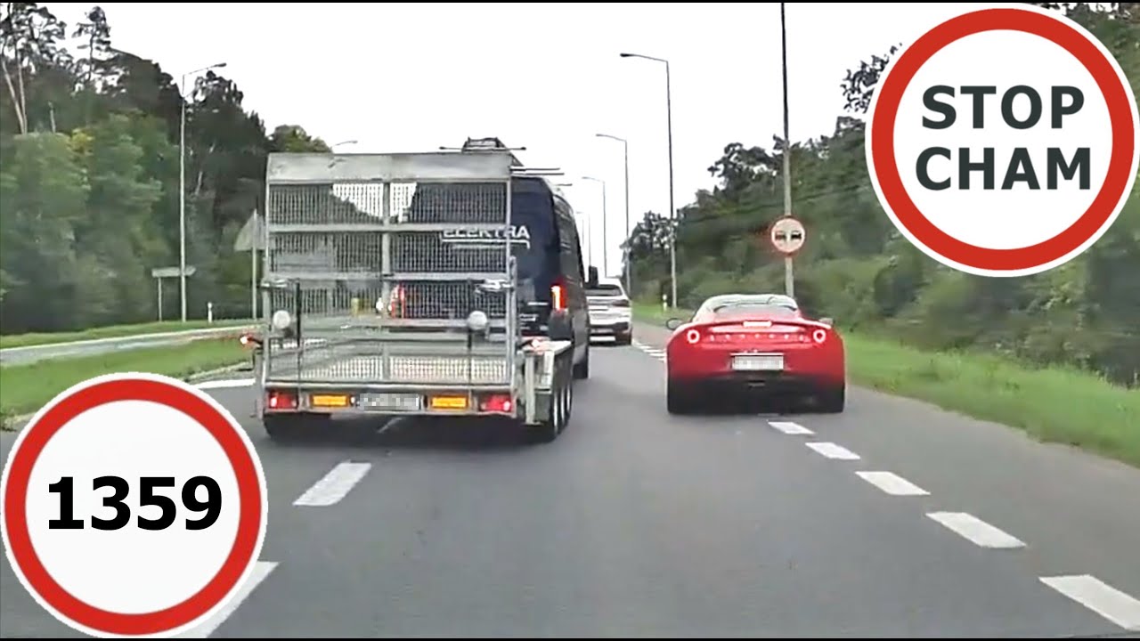 Stop Cham #1359 - Niebezpieczne i chamskie sytuacje na drogach