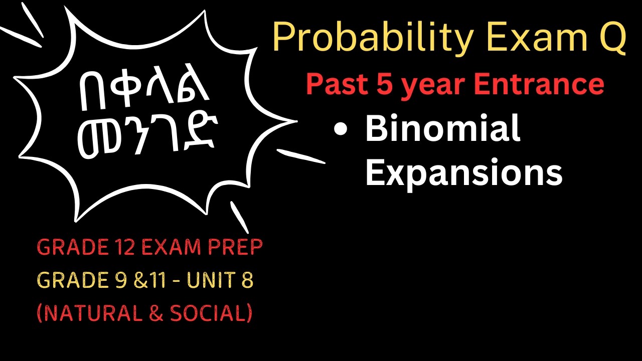 New Curriculum Unit 8 | Probability | Binomial theorem | Pascal Triangle l Grade 11 | Old unit 5