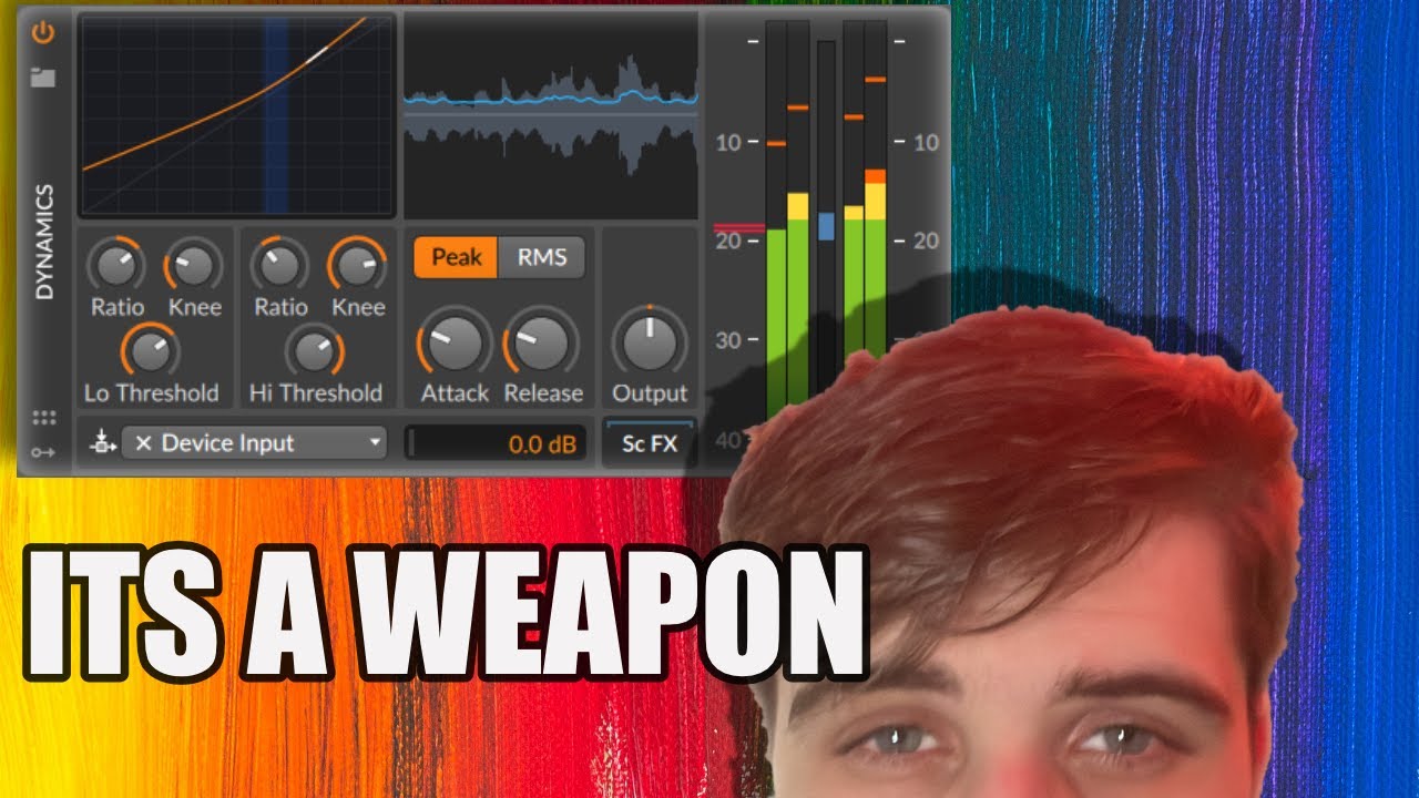 Dynamics Device (Compress, Expand, and Sidechain!) - Bitwig