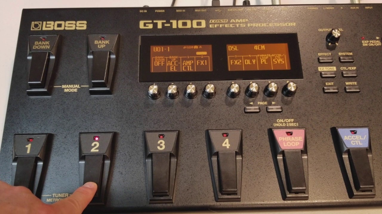 The BOSS GT-100 Four Cable Method (4CM)