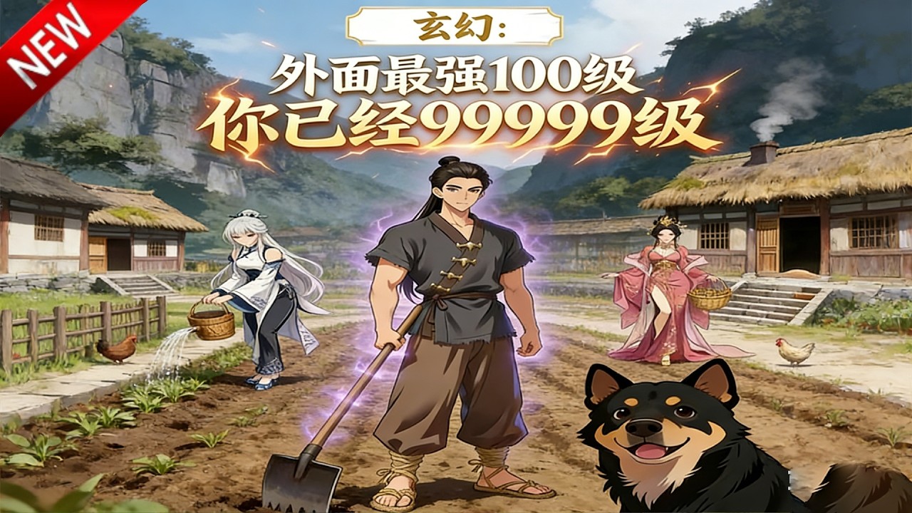 💥【新番上线】穿越玄幻只想安心种田，谁知系统太强，圣女仙女都抢着当我老婆！《玄幻：外面100级，你已经99999级》全集 Multi SUB #热血 #漫剧 #动漫魔女