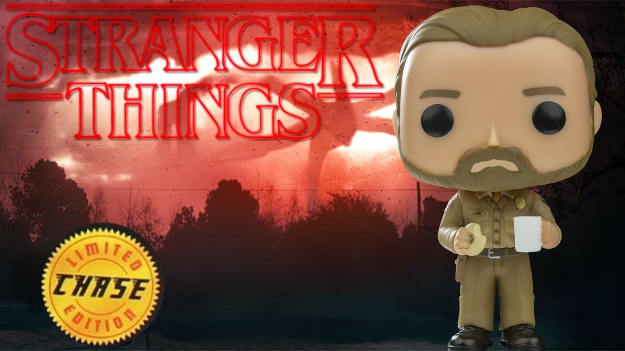 Funko POP! Stranger Things - Hopper *CHASE* (360 Degree VIEW)