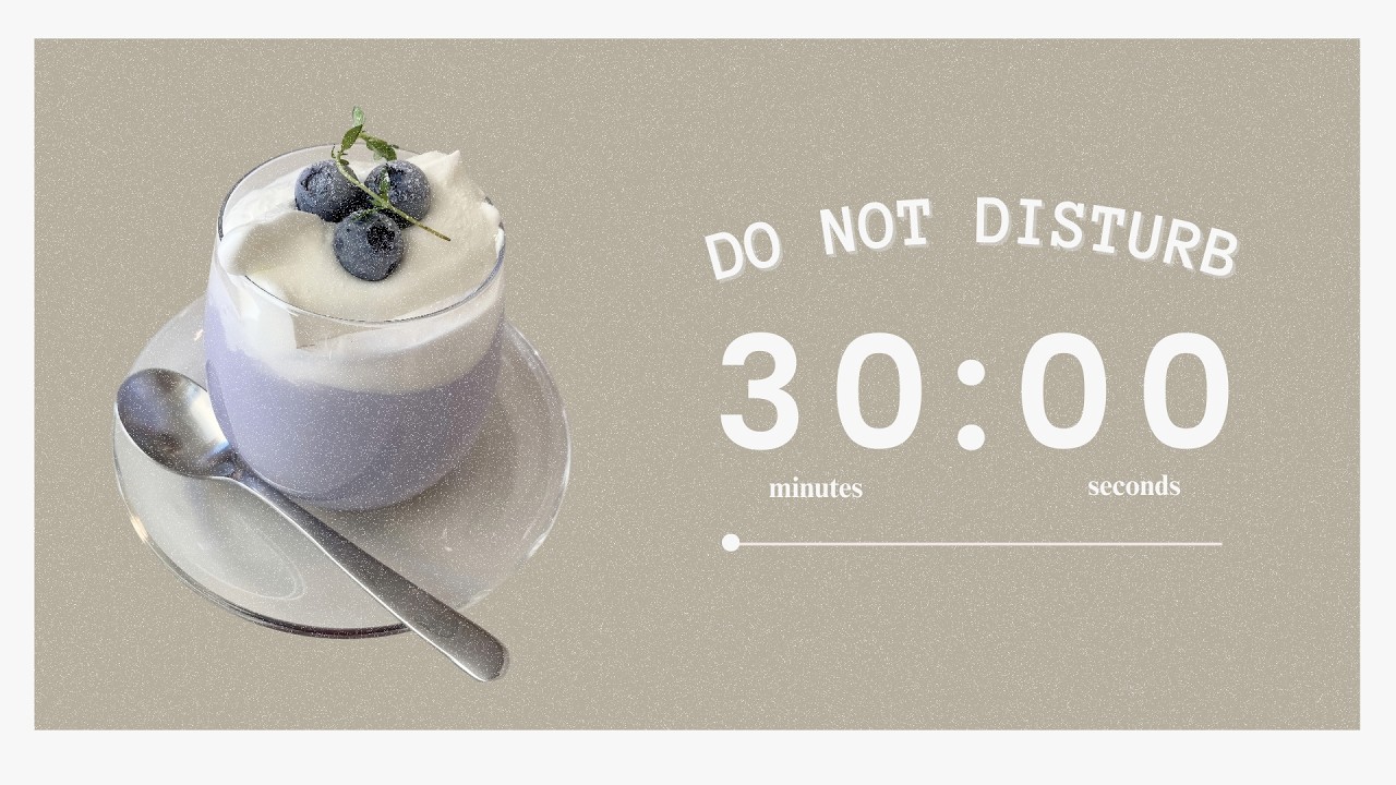 30/10 Pomodoro - Jazz - 4 hours 🫐 blueberry milkshake focus for the overwhelmed