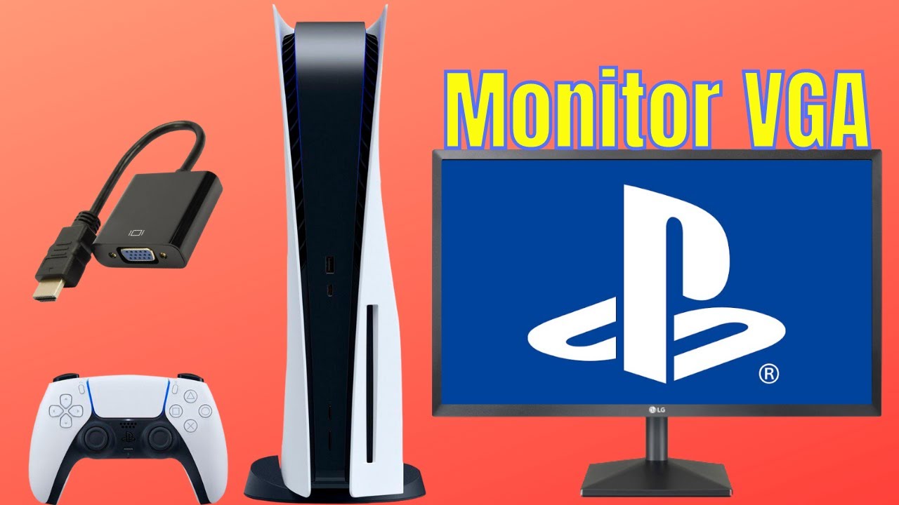 COMO LIGAR PLAYSTATION 5 NO MONITOR VGA