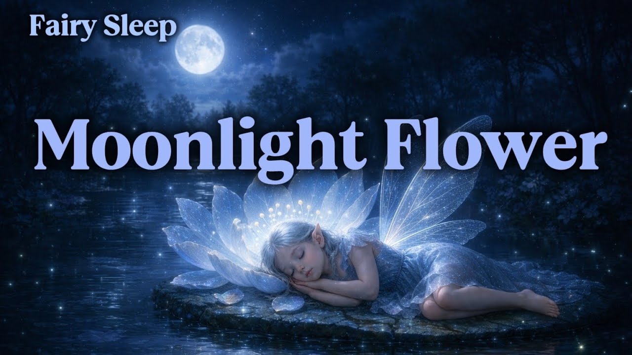 Fairy Sleep | Moonlight Flower | Calm Ambient Sleep Music | 1 Hour
