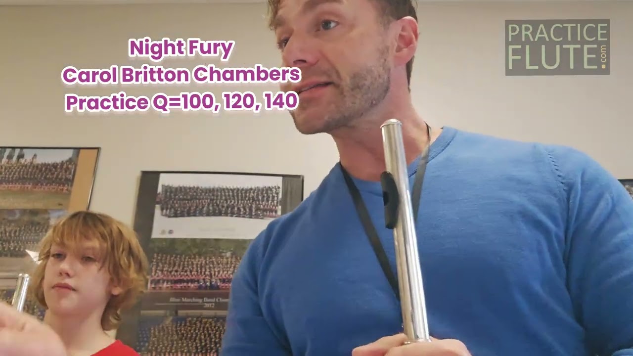 Night Fury by Carol Britton Chambers flute practice