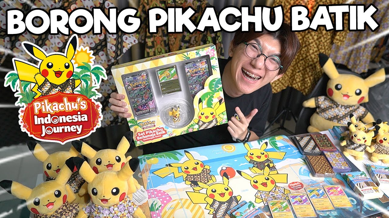 AKU BORONG SEMUA PIKACHU BERKEMEJA BATIK ASLI INDONESIA!! - Pokemon TCG Indonesia