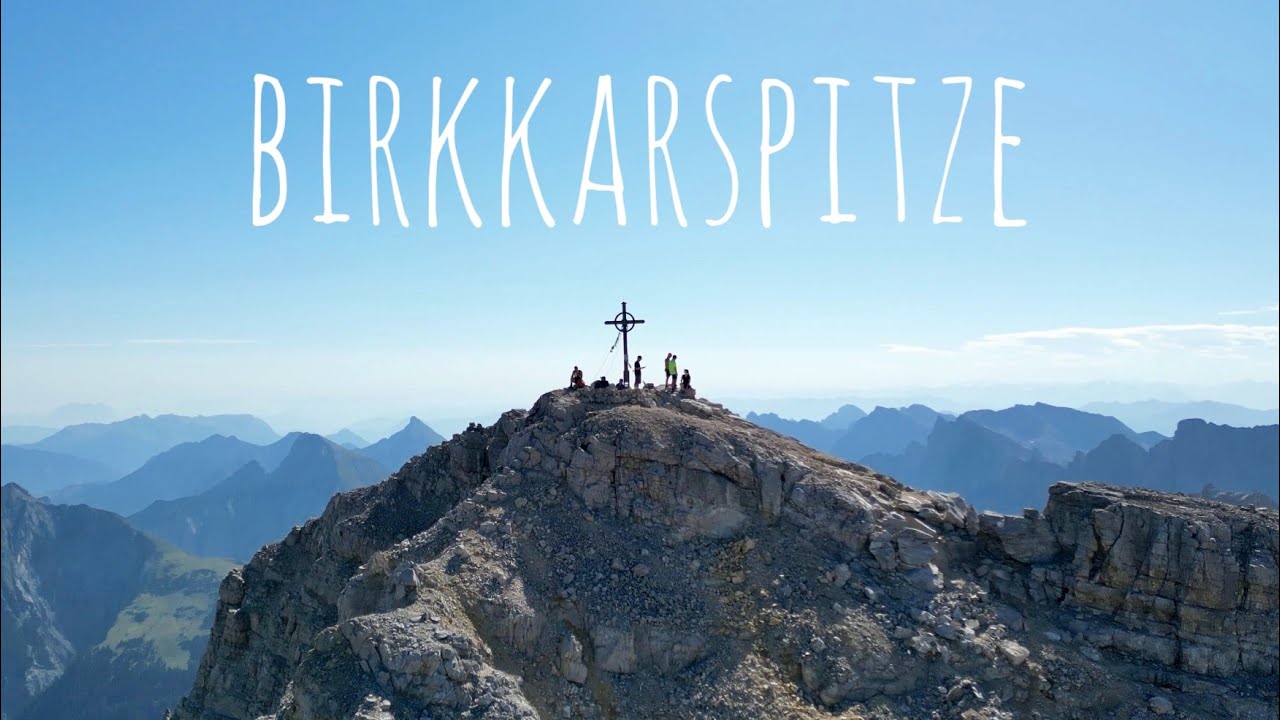 Überquerung der Birkkarspitze im Karwendel