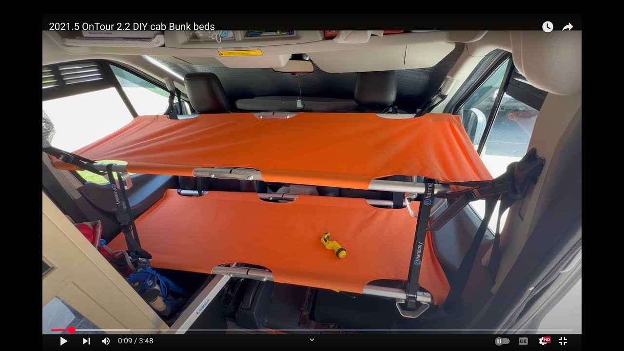 2021.5 OnTour 2.2 DIY cab Bunk beds