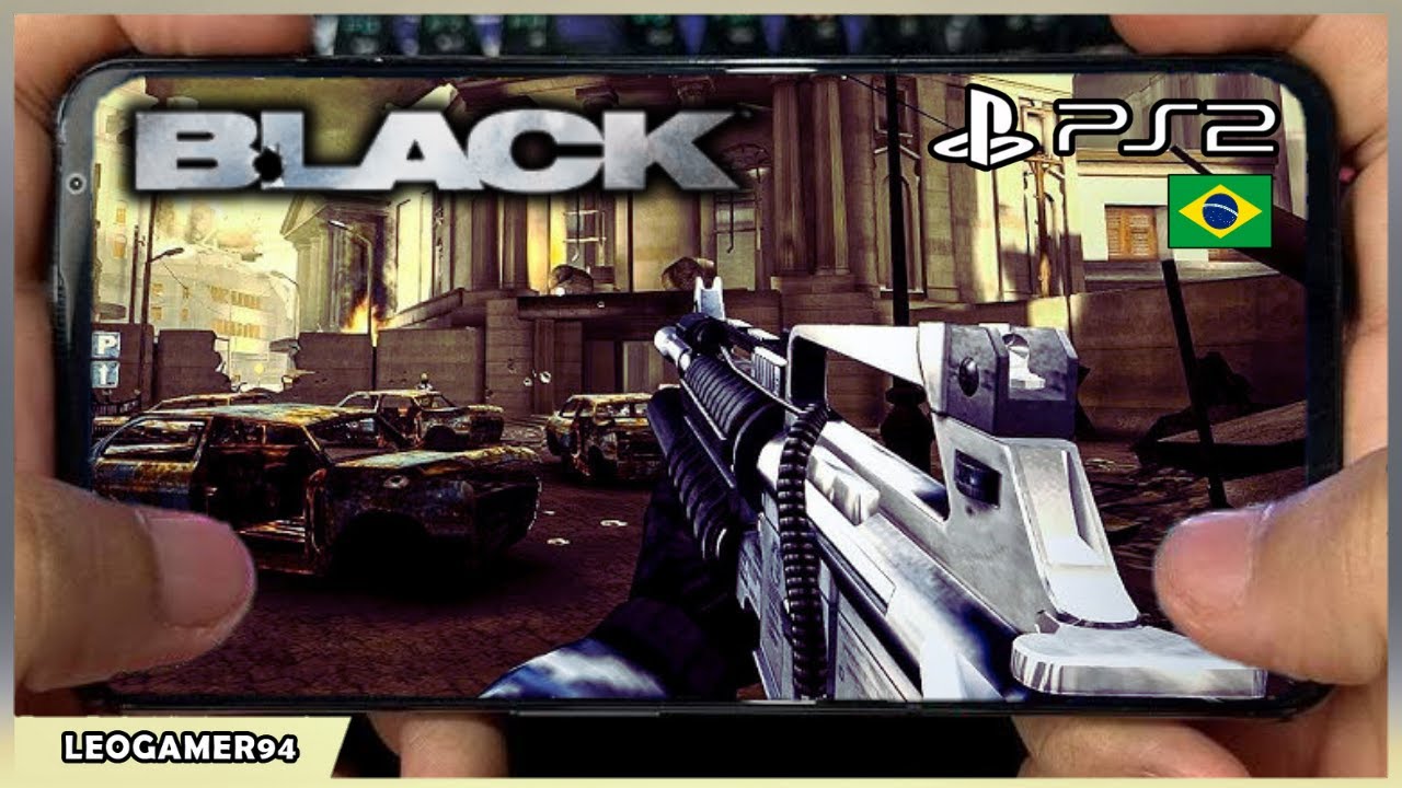 BLACK Versão de PS2 Jogo Dublado e Legendado em Português BR